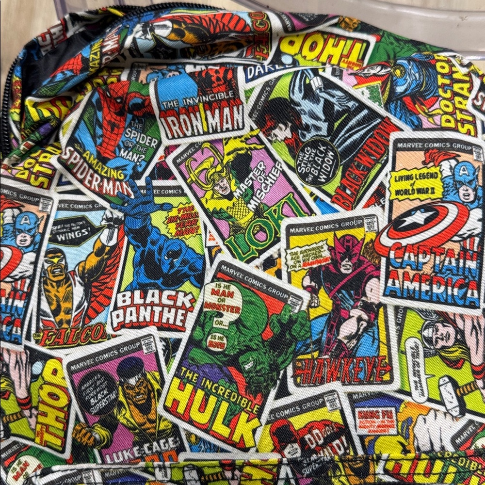 Marvel Comics Retro Comic Book Backpack - image 2